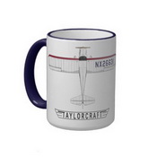Taylorcraft - Miss Liberty Ringer Coffee Mug images