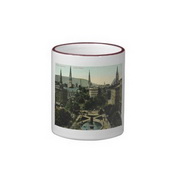 Victoria Square, Montreal Vintage Ringer Coffee Mug images