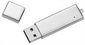 Argent métal Flash Drive small picture