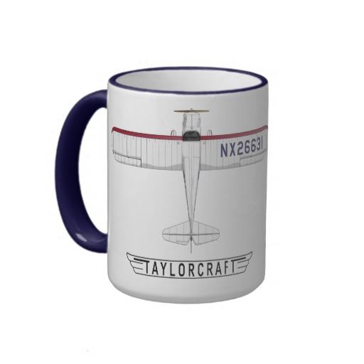 Taylorcraft - Miss Liberty Ringer Coffee Mug