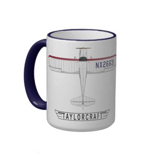 Taylorcraft de hélice - Miss Liberty Ringer caneca de café