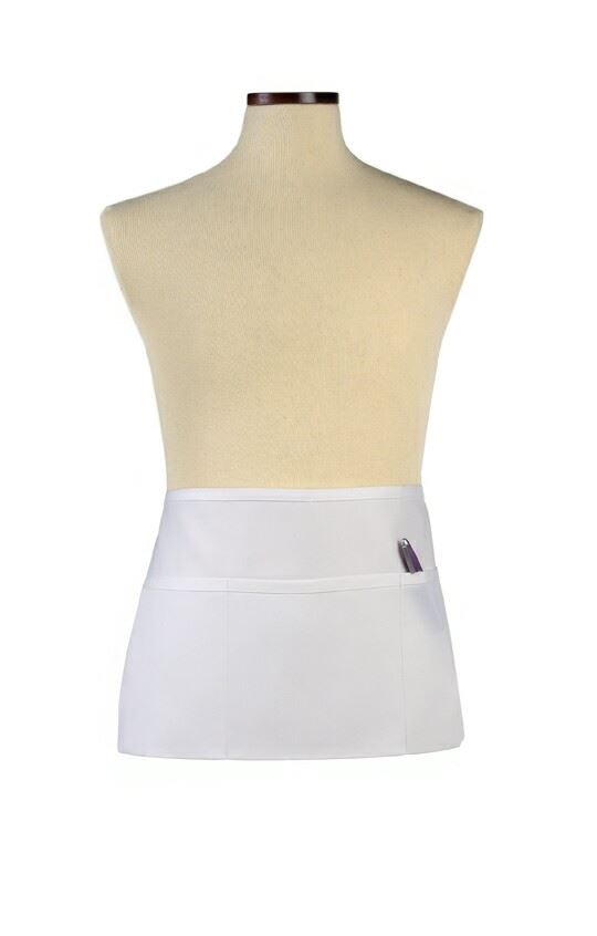 White Waist Apron