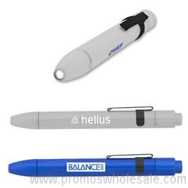 Aluminiowy LED latarka długopisowa