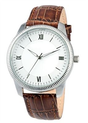 Brun cuir hommes ' s Watch