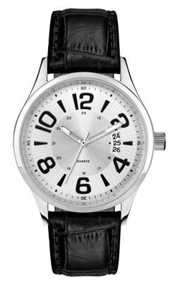 Класичний срібні годинник
