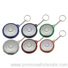 Disk Glow Torch Keyring