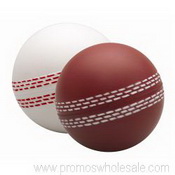 Stress Cricket Ball (White or Red) images