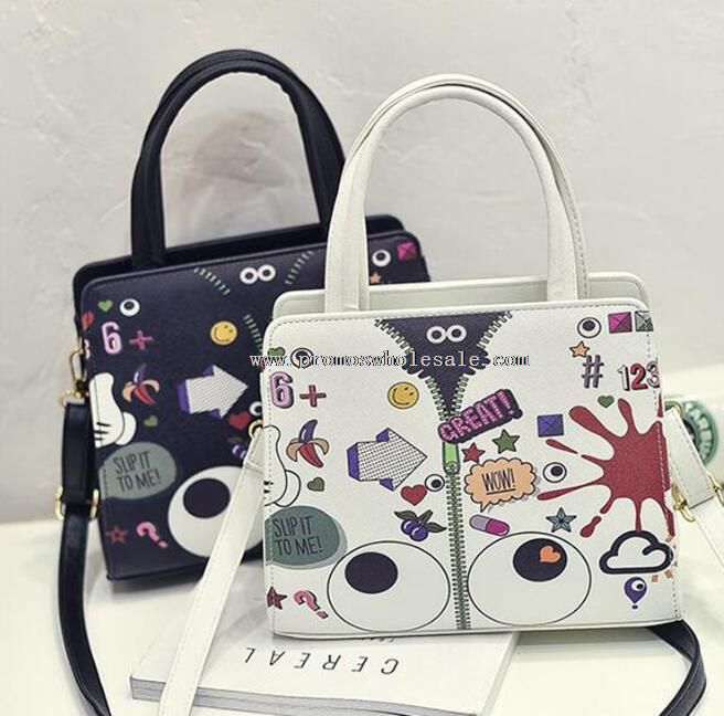 european popular print handbag