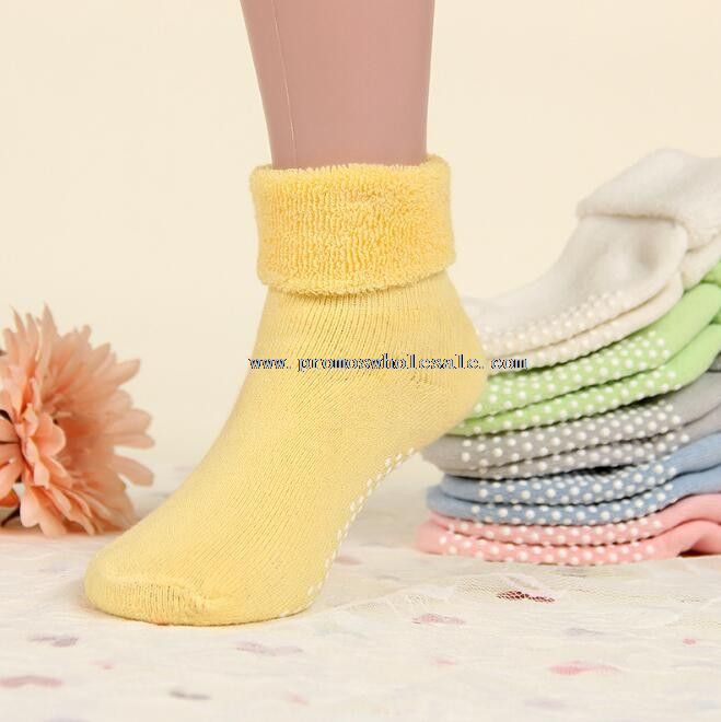 calcetín de niño divertido color liso