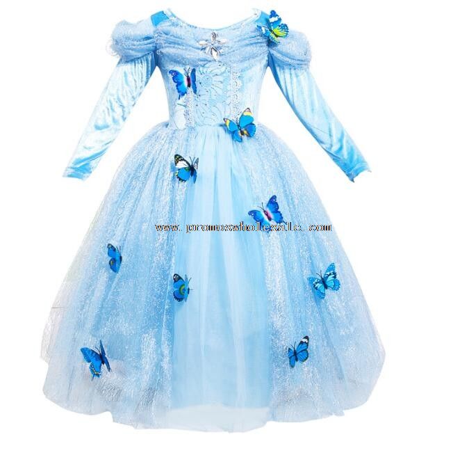 girl party dresses with butterfly