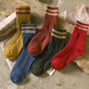 Zimní tlusté pletení vzor bavlněné ponožky images