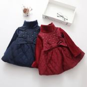 baby girls cotton warm dresses images