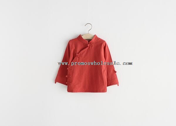 Chinese ethnic style blank t-shirt