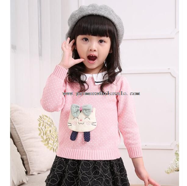 cute printed pullover knit sweaters
