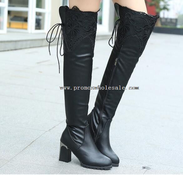 lady over knee boots