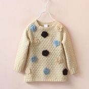 Květinový vzor děti dívky pletení svetrů images