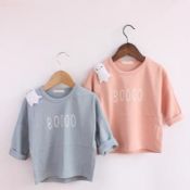 les enfants de coton manches longues t-shirt images