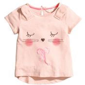 summer short sleeve kids girls cotton t-shirts images