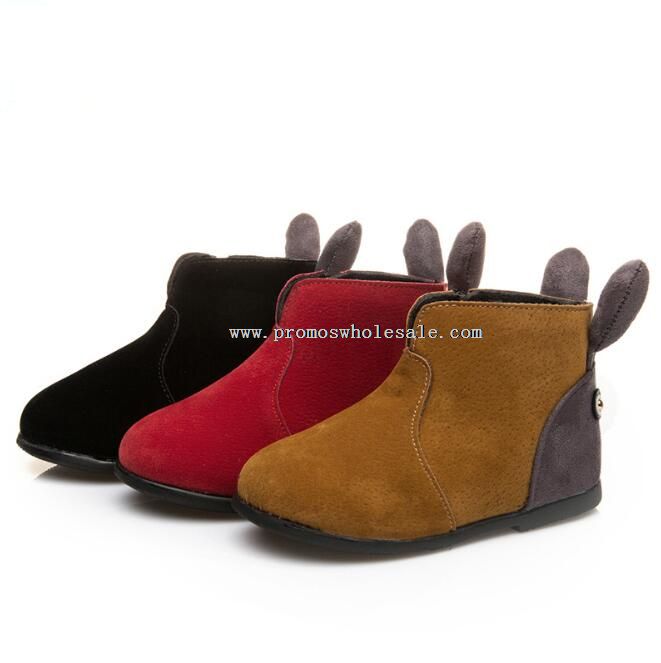 botas para meninas com forma de orelha