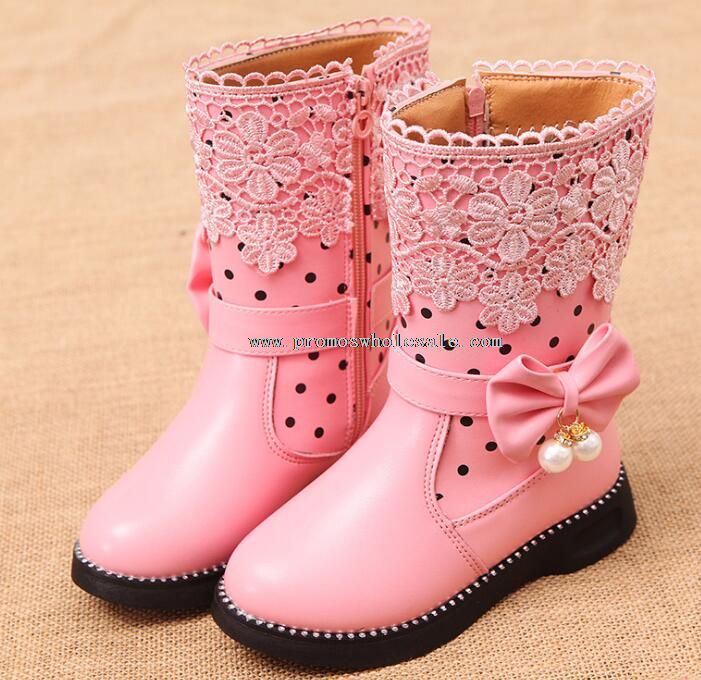 Anak-anak yang mewah hangat setengah boots