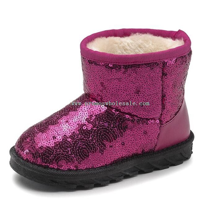 Testes padrões elegantes botas de neve de inverno