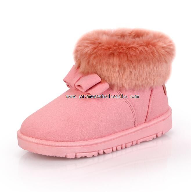 girls fur ankle boots