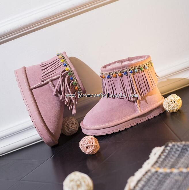 girls tassel boots