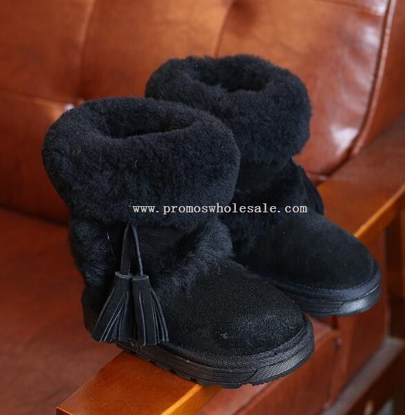 crianças curto botas de inverno