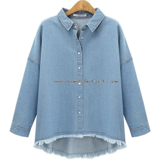 cappotto di denim primavera