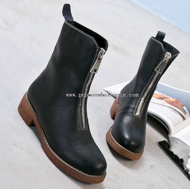 zipper rubber boots for women