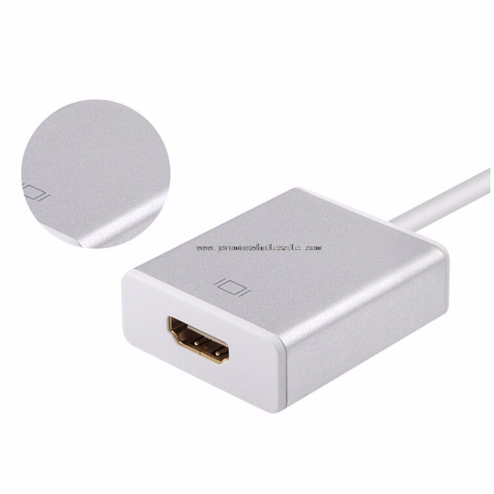 1 i 1 lomme størrelse HDMI Adapter Type C til HDMI-Hub