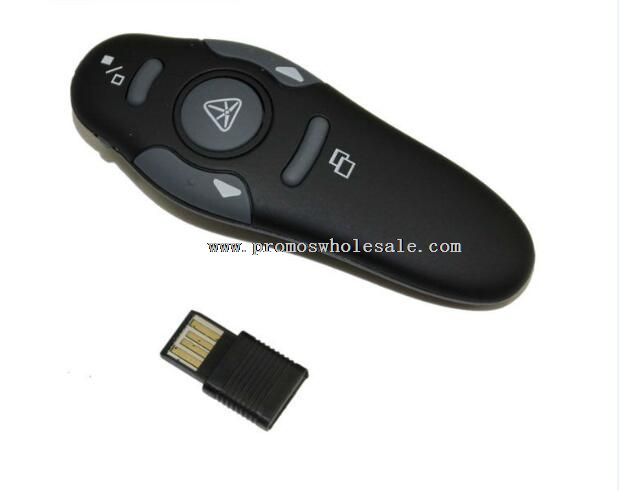 2.4 G trådløse musen med USB laser pekestokk