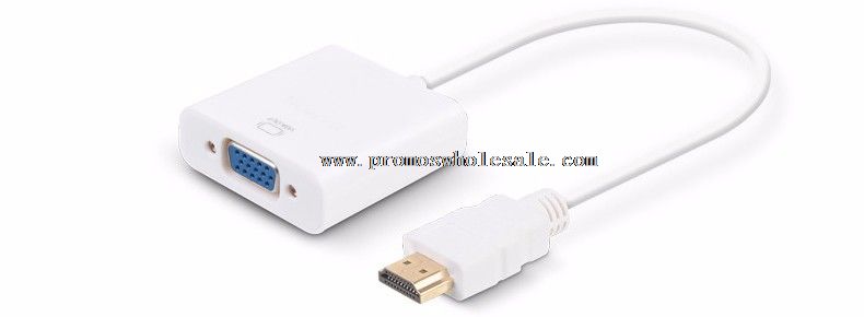 Konverter Adapter HDMI untuk VGA kabel Audio
