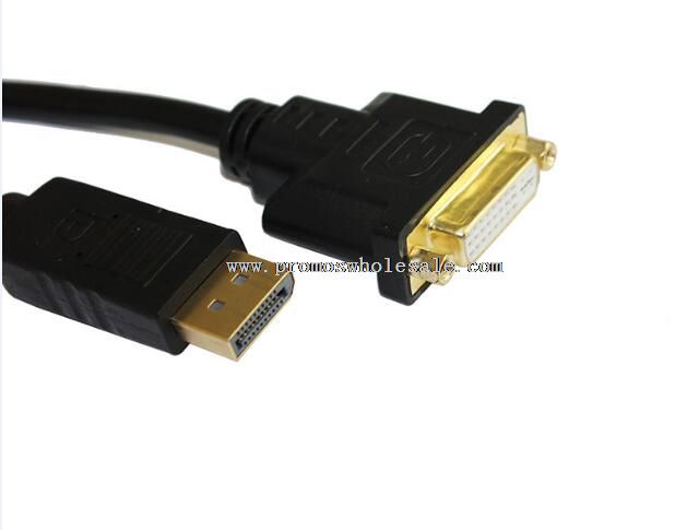 DisplayPort a DVI-D (sin caballos de fuerza)