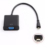 PC Monitor Projector Video Converter Mini HDMI To VGA Adapter images