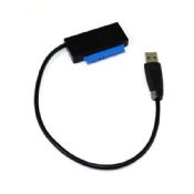 USB 3.0 till SATA 22-Pin seriell 2,5 HDD anslutning adapterkabel images