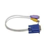 VGA Video Card to S-Video and RCA TV Display Adapter Cable images