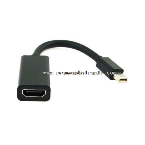 Mini Displayport DP macho para HDMI fêmea Min DP para HDMI