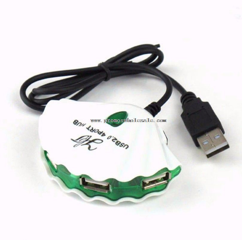 Shell tvar 4 porty usb 2.0 Hub