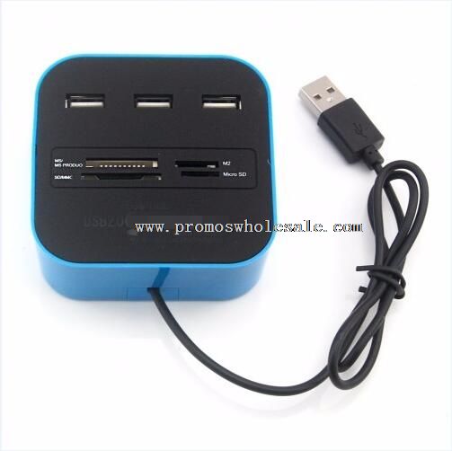 USB 2.0 4 Port utazási Hub