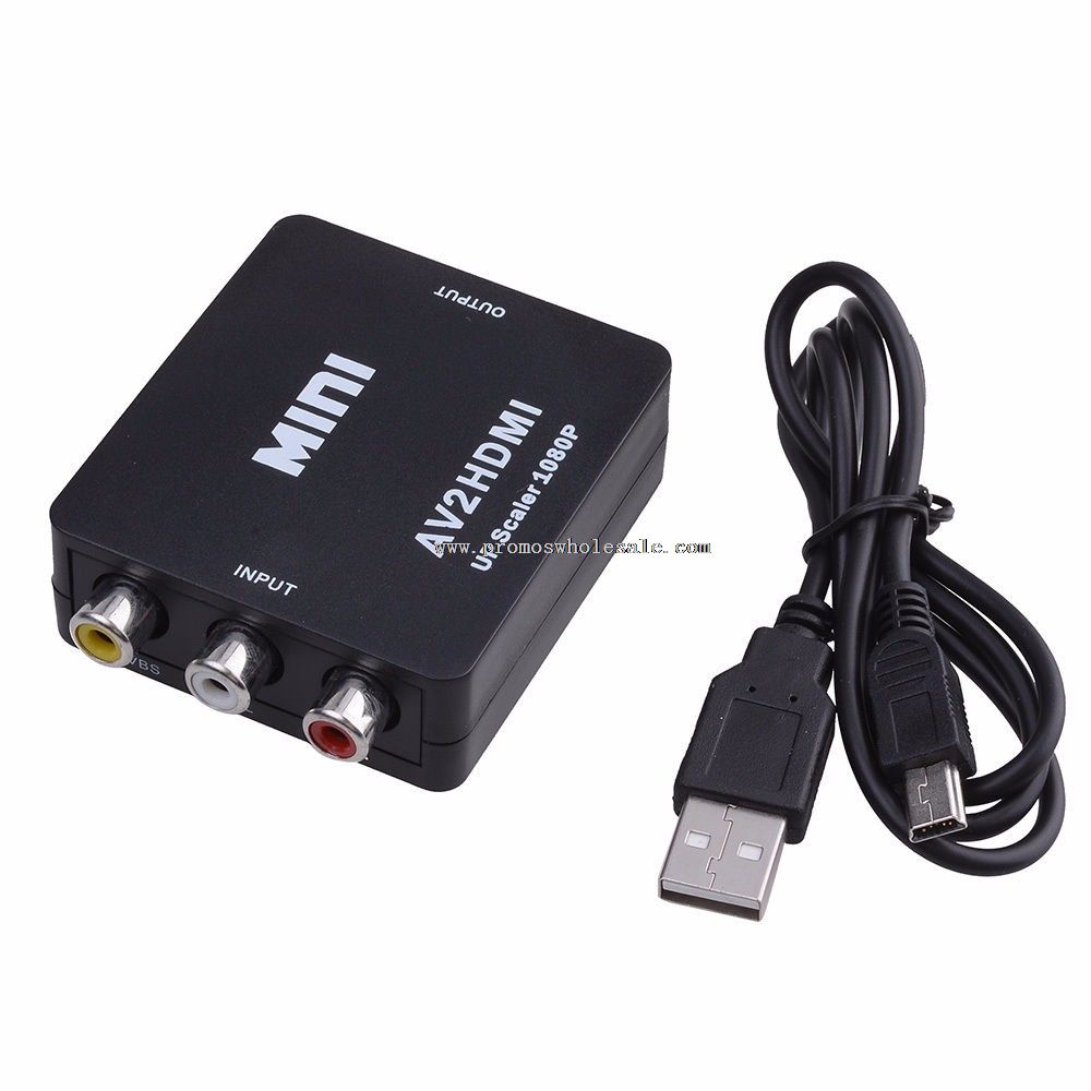 Vedio adaptér HDMI k AV převodník Box