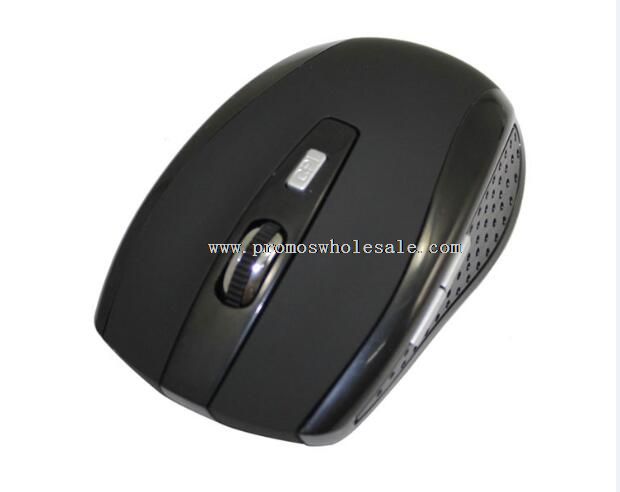 Mouse optik nirkabel dengan penerima Mini USB