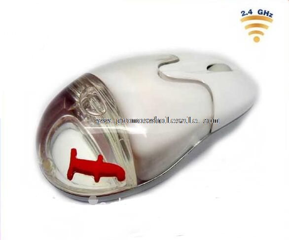 2.4g usb wireless liquid rechargeable mouse with customised floater