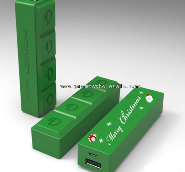 Bank 2600mAh pakai baterai pengisi daya