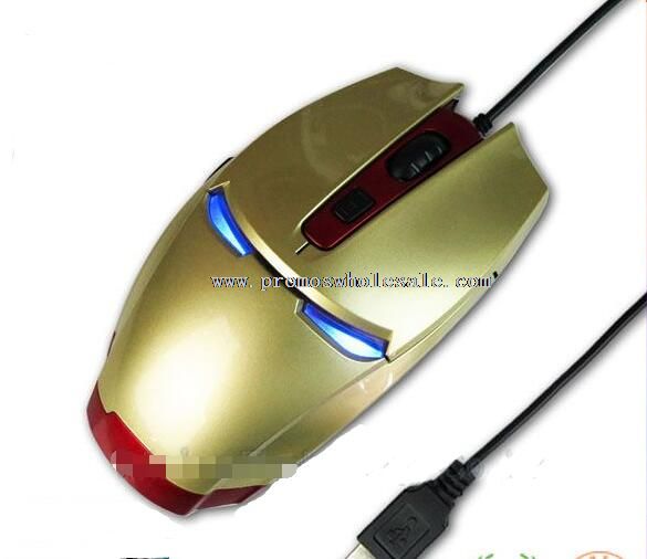 Souris de jeu de fer homme 6D