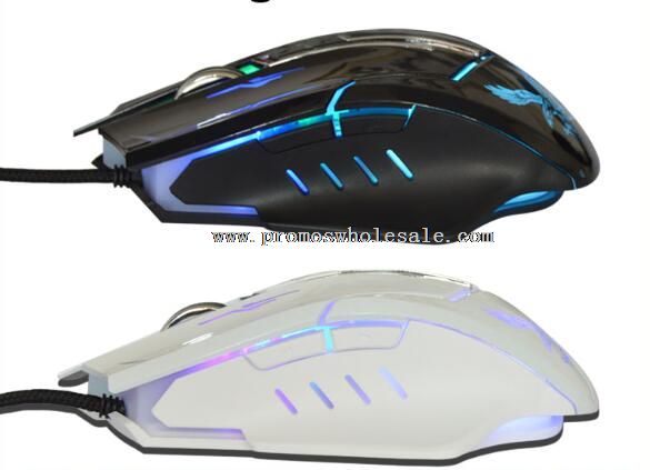 LED lighs gaming mouse mouse cablato