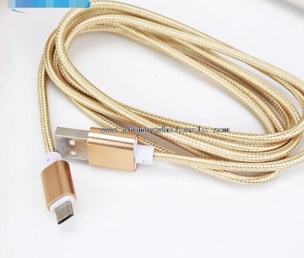 Cable micro USB trenzado
