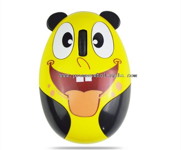 panda shaped wireless rechargable mouse