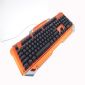 LED light wired usb gaming RGB Mechanical Keyboard with backlit small picture