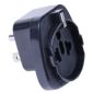 multi-function jack 2P + E grounded adapter plug small picture